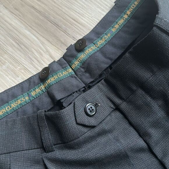 Hunting Horn Classic Fit Pants Trousers, Gray, 33L Long - Picture 4 of 5